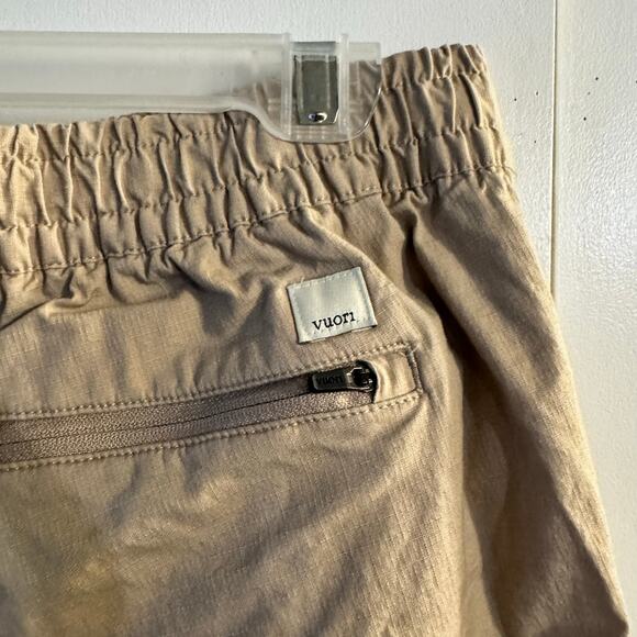 Vuori Vintage Ripstop Pant Organic Cotton Tan Size Medium - Picture 6 of 7